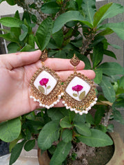 PRESERVE ROSE BUD JHUMKA GOLDEN