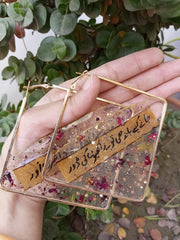 resin over size diamond poetry hoop