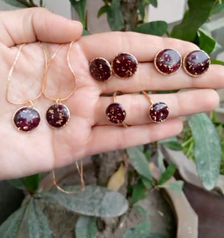 preserve FRESH CRUSH ROSE  flower in mini sets
