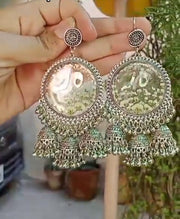 CUSTOM tri jhumki  JHUMKA WITH urdu haroof  " ہ,ر "