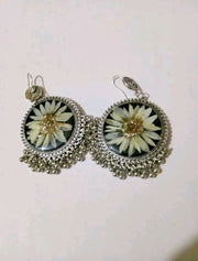 preserve customer flower in jhumka