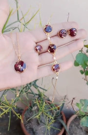 preserve flower with write "  z  " in pendant