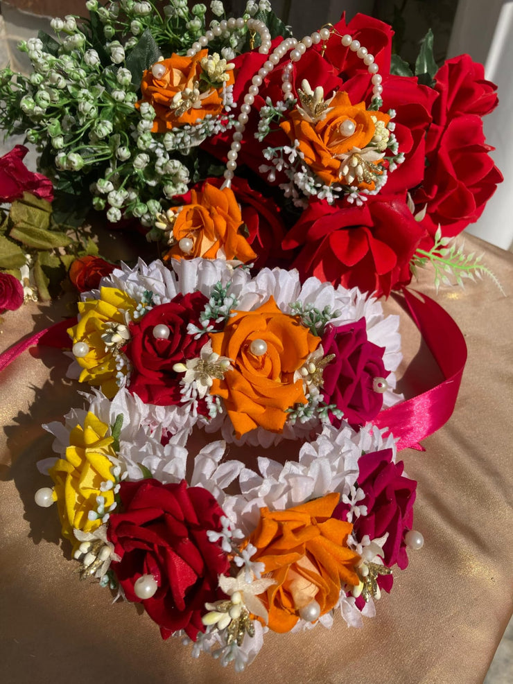 multicolour floral flower jewelry