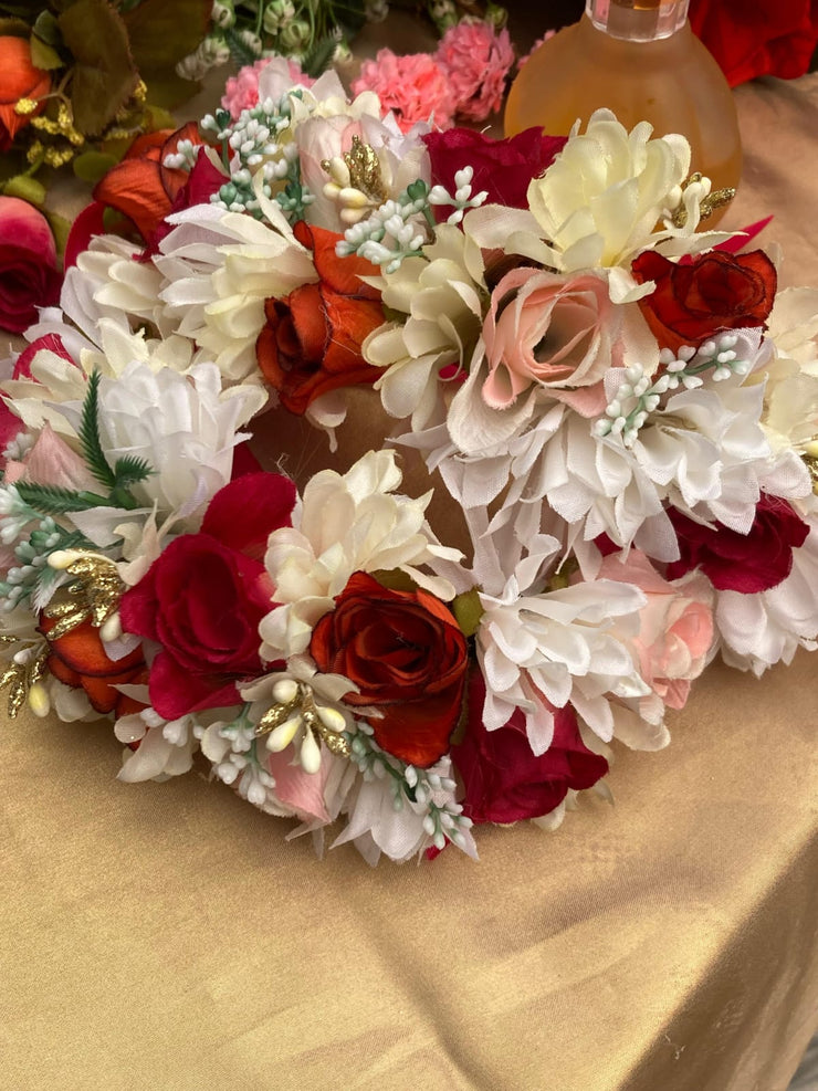 multicolour  floral flower gajra