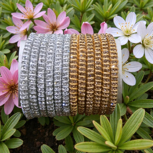 Silver & Gold Radiance Bangles