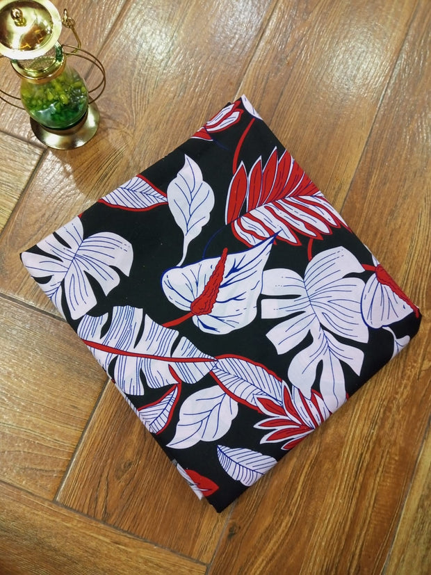2PC- WINTER COTTON PRINTED  SUIT