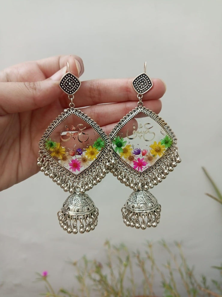MINI FLOWER "ISHQ" DIMOND JHUMKA