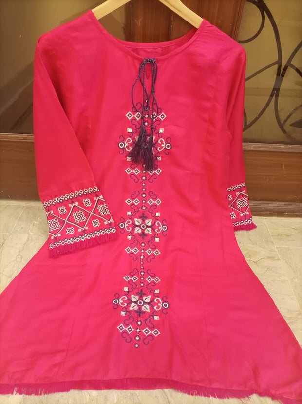 Embroidrey lawn shirt