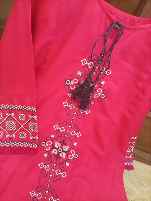 Embroidrey lawn shirt