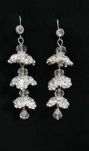 Three layer Flower Earrings