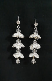 Three layer Flower Earrings