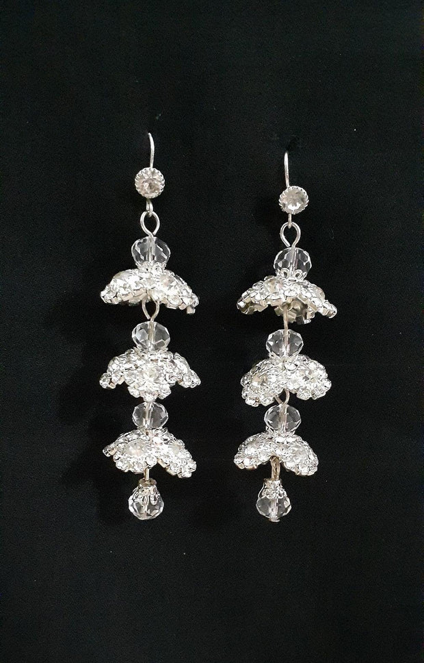 Three layer Flower Earrings