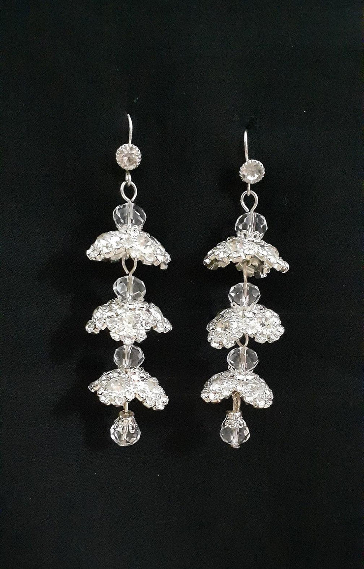 Three layer Flower Earrings
