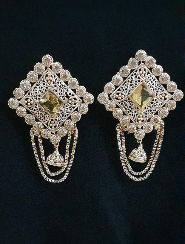 Diamond  jhumki Earrings