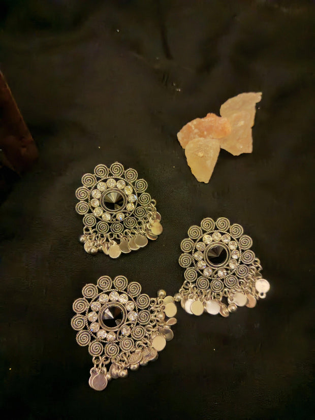 Earring and Ring Set Gold