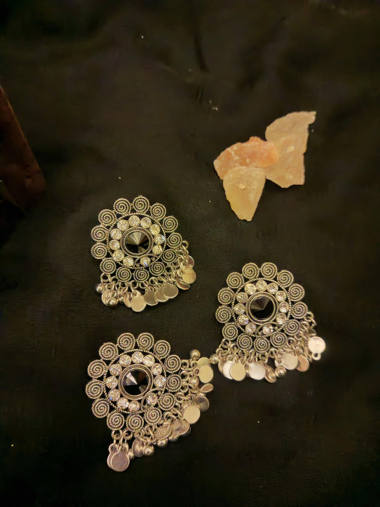 Earring and Ring Set Gold