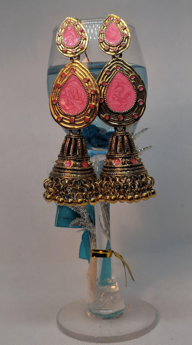 Long Jhumka Earrings
