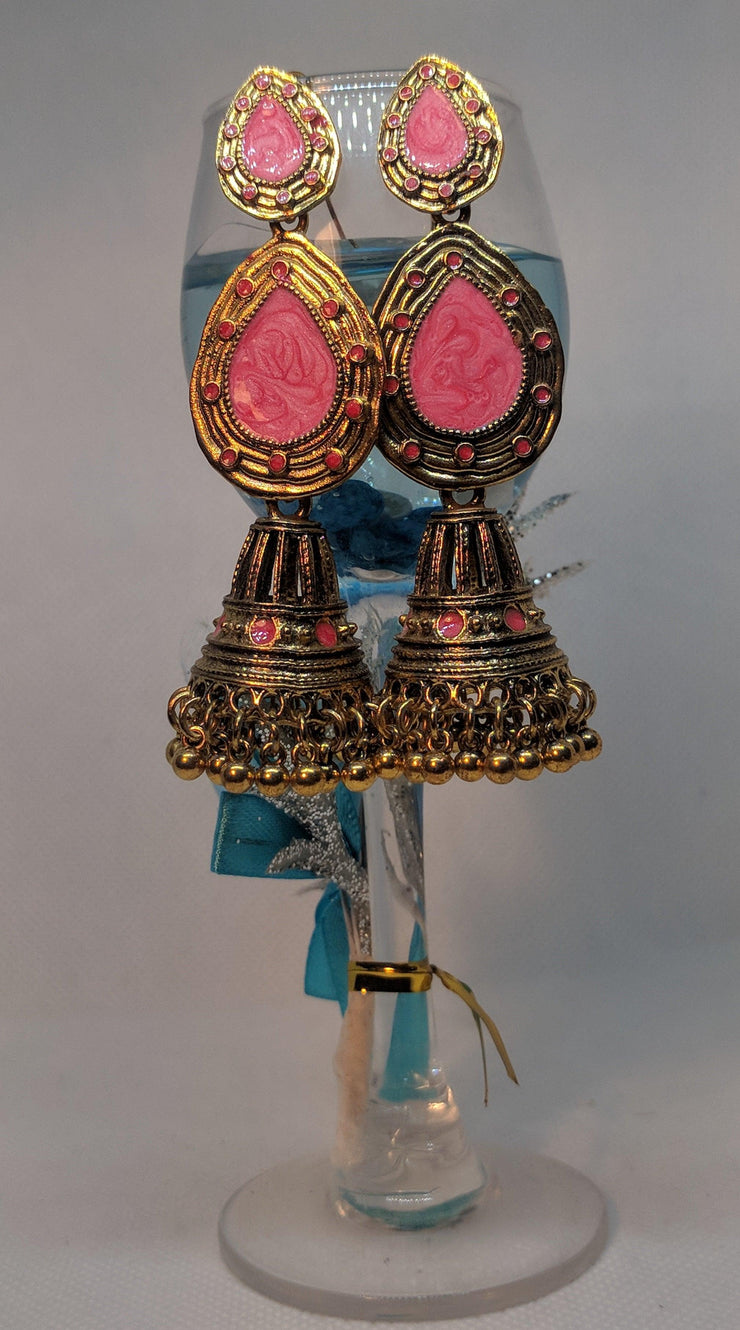 Long Jhumka Earrings