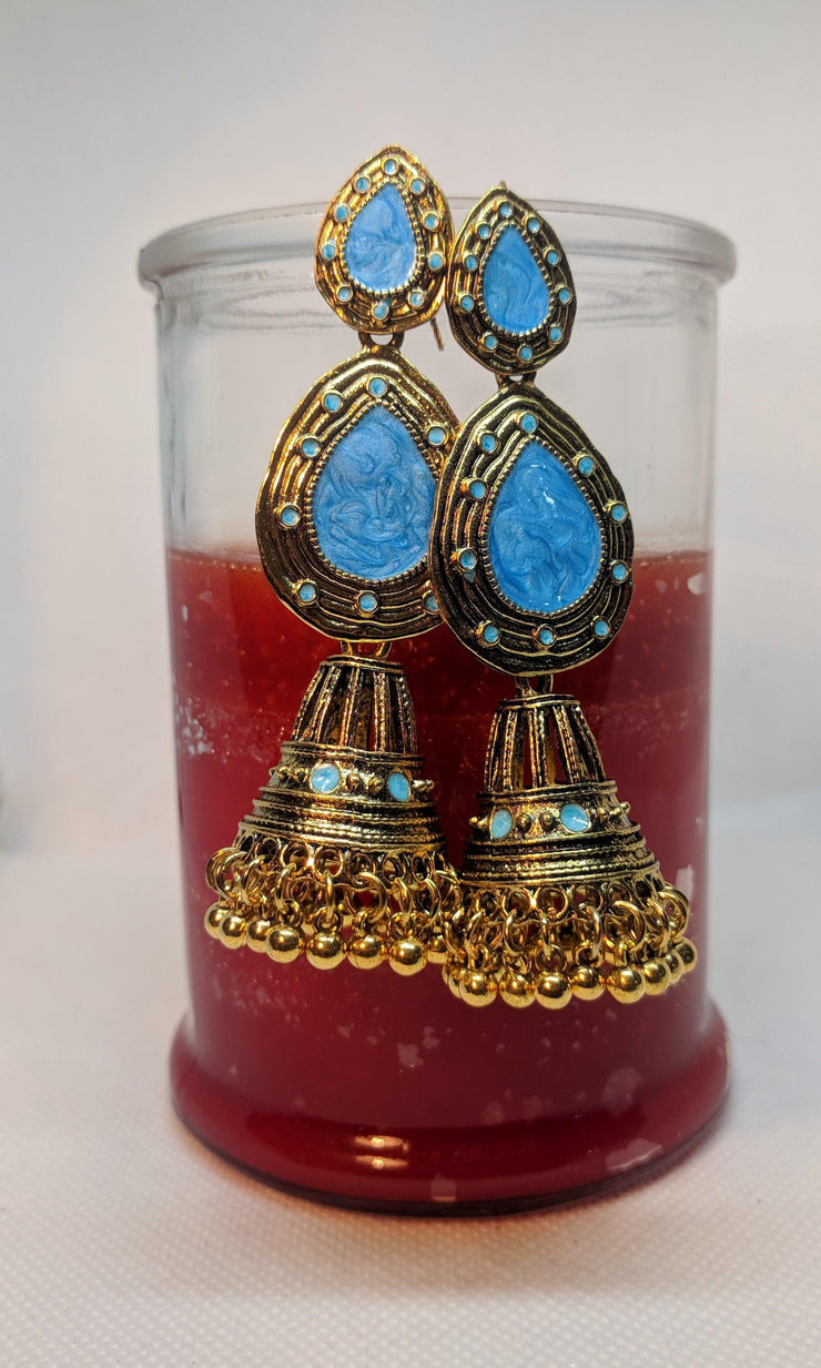 Long Jhumka Earrings
