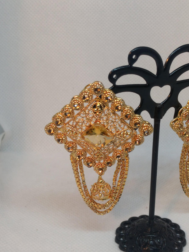 Diamond  jhumki Earrings