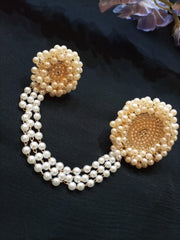 Pearls Double Ring ( adjustable)