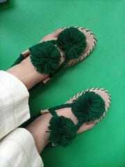 CHBC_203_ Green Balochi Chapal