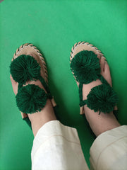 CHBC_203_ Green Balochi Chapal