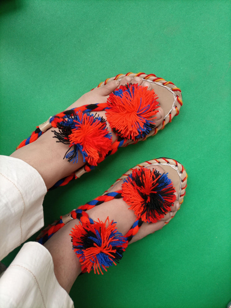 CHBC_206_Blue Multi Balochi Chapal