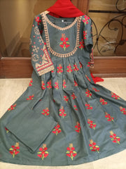 2PC Fully EMBROIDERY MEXI