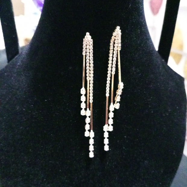 Long stone Earrings