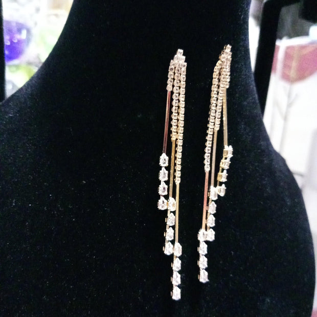 Long stone Earrings