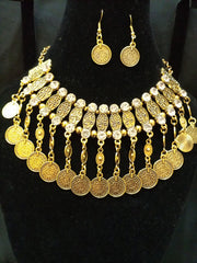 Golden Antique Necklace Set